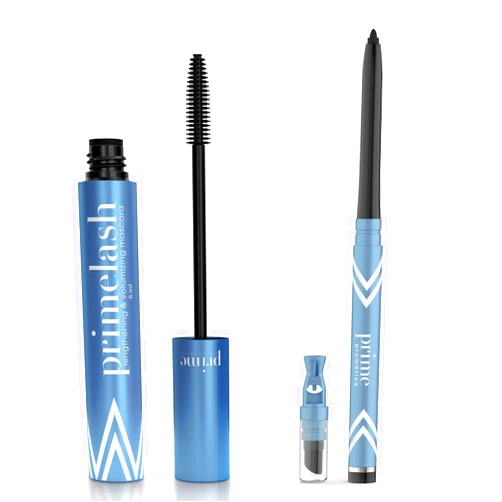 PRIME PROMETICS PrimeLash Mascara (Black) & PrimeEyes Glide Eyeliner (Black) Bundle