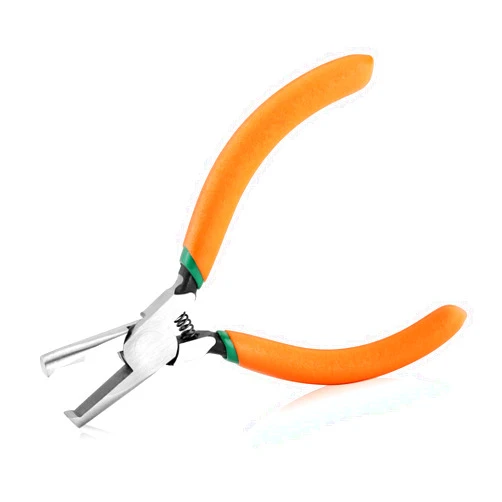 SPEEDWOX Transverse End Cutter with Flush Jaw SMT/SMD Chip Cutters 5 Inches End Cutting Pliers Side Cutting Pliers with Spring Nipper End Cutter for Hard-to-Reach Places