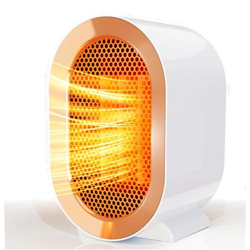 QQT Electric Space Heater,Portable Energy Efficient Space Heaters for Indoor Use,Two-Speed Portable Heater Fan for Office with Adjustable,Overheating Protection,Dumping shutdown (White)