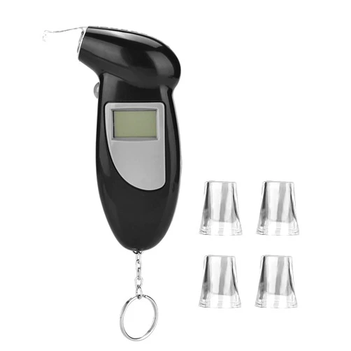 Akozon Keychain Breathalizer For Alcohol-Alcool Test - Portable Breath Alcohol Tester, Breathalyzer with LCD Screen, Digital Breath Alcohol Analyzer Keychain Alcohol Analyzer Breath Tester for Alcohol