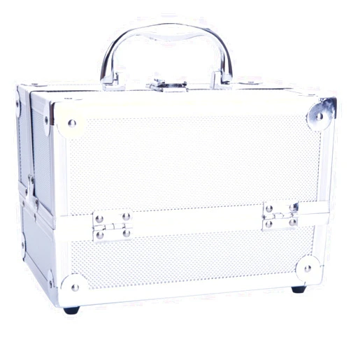 Cffuvros Large Storage Capacity Travel Cosmetic Organizer, Makeup Train Case With Extendable Trays And Mirror Jewelry Box,Lockable Handle Make-up Organizer