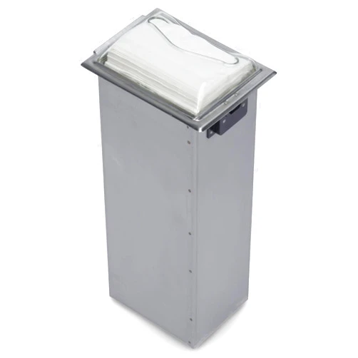San Jamar H2001CLSS Stainless Steel Fullfold Classic In-Counter Napkin Dispenser