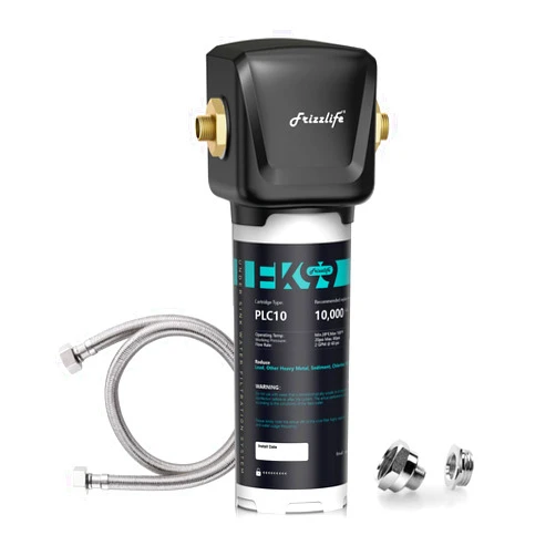 Frizzlife FK99 Under Sink Water Filter System, NSF/ANSI 53&42 Certified, Remove 99.99% Chlorine, Lead, Bad Taste&Odor, Direct Connect, 0.5 Micron, Under Counter Drinking Water Filter