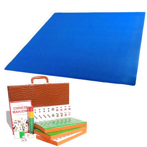 GUSTARIA Chinese Mahjong Game Set with Mahjong Mat, Large (1.5