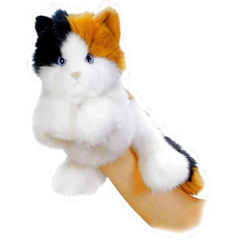 Aurora® Interactive Hand Puppet Esmeralda™ Stuffed Animal - Storytelling Adventures - Playful Learning - White 9 Inches
