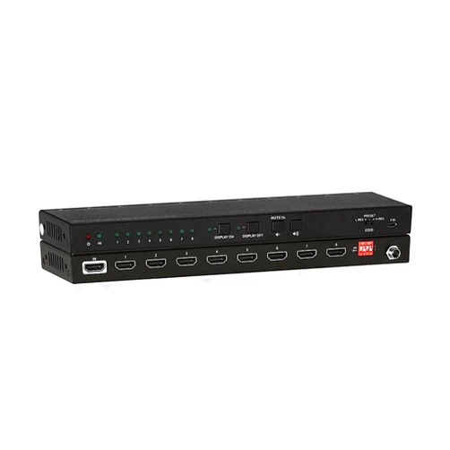 KanexPro 1x8 HDMI 2.0 Splitter with Downscaling