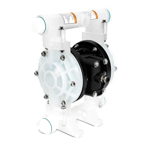 LAPPPLSP Air Operated Double Diaphragm Pump, 12 GPM Dual Diaphragm Air Pump Pneumatic Waste Oil Transfer Pump for Chemical, 1/2 Inch Inlet/Outlet