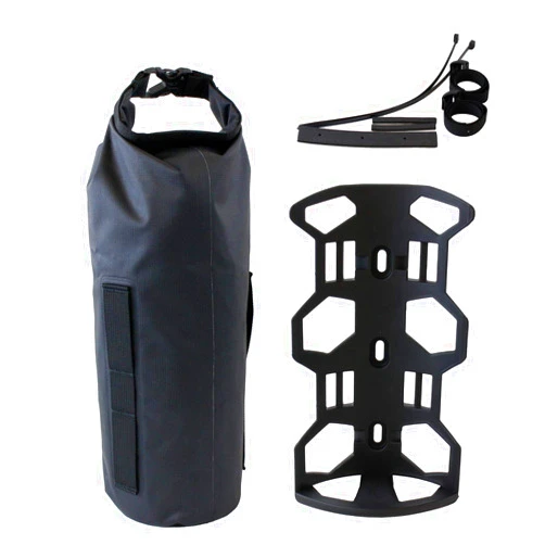 GORIX Bike Multipurpose Cage + Waterproof Bag Set Bottlecage Frontfork Large Cage (GORICAGE)