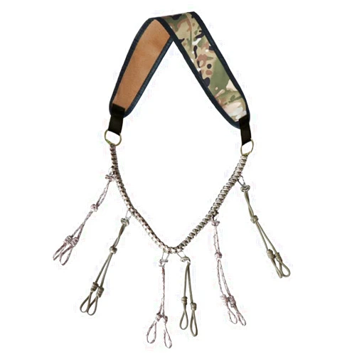KOKKOYA Duck Call Lanyard Paracord Hunting Goose Calls 12 Adjustable Loops Outdoor Predator Gear Nylon Game Call Paracord Goose Calls for Pheasant Waterfowl Hand Braided Necklace