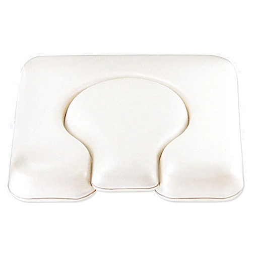 NESSTIC Commode Seat Cushion, White U Shape Padded Cushion for Bedside Commodes, Chair, Shower Wheelchair