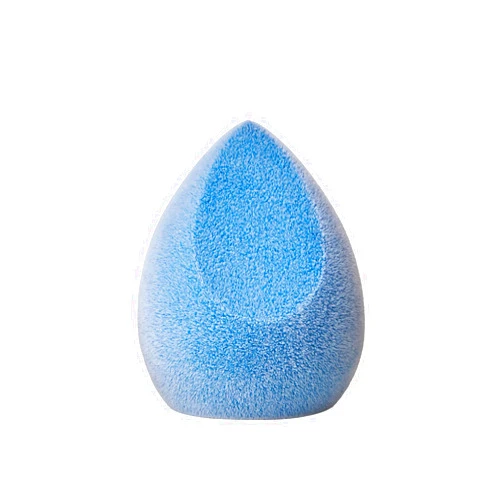 JUNO & Co. Microfiber Makeup Sponge, Dual Layer Technology for Full Coverage Flawless Makeup Blender for Foundation, Powder and Cream (Velvet Style and Blue Color)