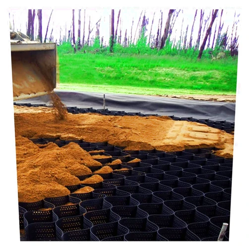 WDJBPSH Permeable Geogrid for Landscaping/Courtyards/Garden, Flexible Truegrid Pavers Ground Grid, Easy to Cut (Size : 5x10m/16.5x33ft)