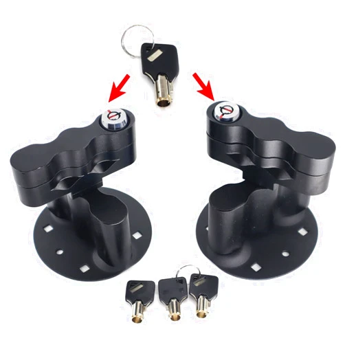 QSRUN 2 Pack Fuel RX-LOX-PM Pack Mount Lock Containers Tanks Mount Lock with Same Keys, Fit for Rotopax Locking Mount, RX-LOX-PM