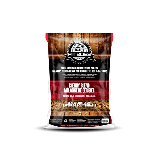 Pit Boss (20 pound Cherry Blend) All Natural Hardwood BBQ Wood Pellets for Pellet Grills and Smokers