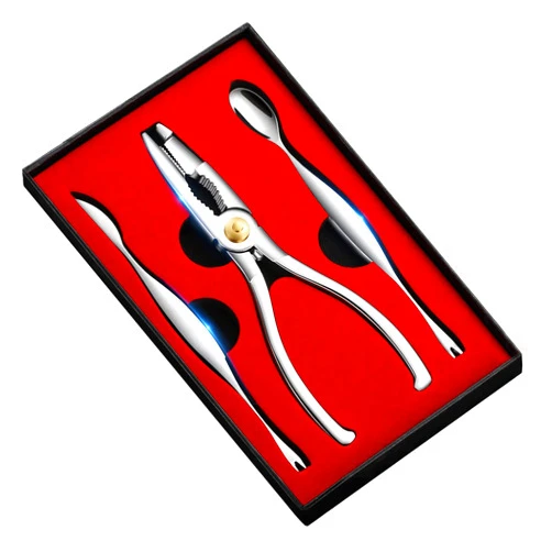 MYBMHTNB Seafood Tools （Exquisite 3-piece set) Lobster Crackers and crab crackers apply to lobster ，crab，crab legs，king crab legs，nut