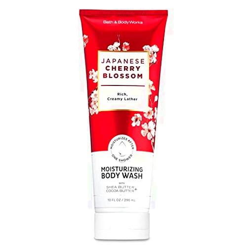 Bath & Body Works Bath and Body Works Moisturizing Body Wash 10 oz (Japanese Cherry Blossom)