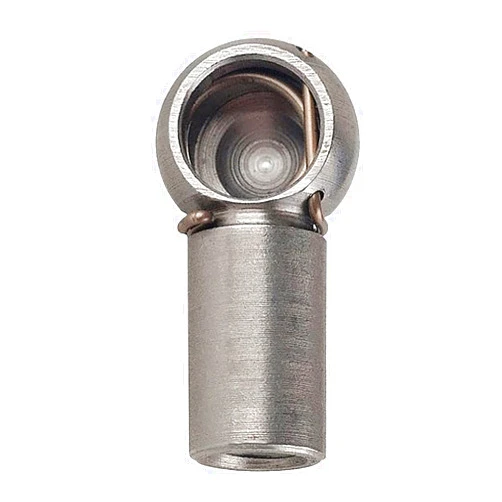 Bansbach Easylift 27942 W4 M5 Ball Socket Endfitting, Steel, Right Hand Thread