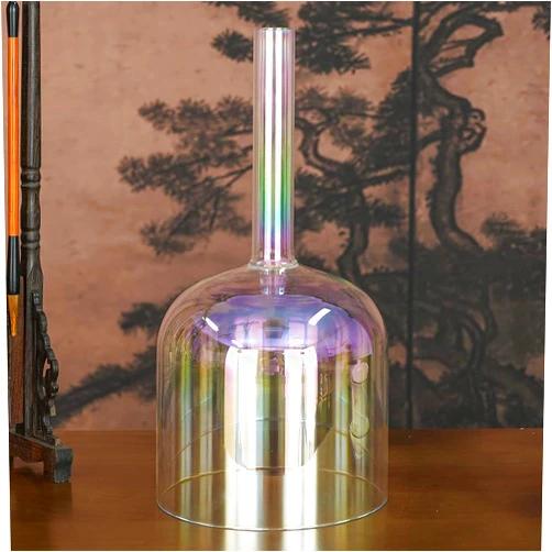VAMN MAVN Handle Clear Cosmic F Heart Chakra Quartz Crystal Singing Bowl 7