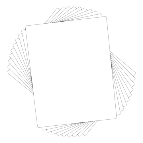 Golden State Art, Pack of 10 Uncut 8x10 White Mats Matboards, Acid Free Backing Matt Board for Photos, Frames, DIY Projects