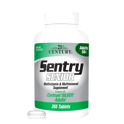21st Century Sentry Senior Tablets, 265 Count