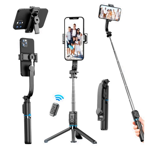 KAMISAFE Selfie Stick with Tripod Stand and Remote - 42