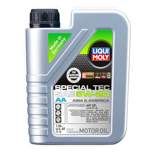 LIQUI MOLY Special Tec AA SAE 5W-20 | 1 L | Fully synthetic engine oil | SKU: 2258