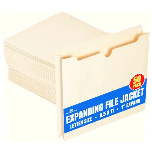 1InTheOffice Manila Expanding File Jacket, 1