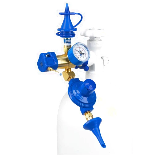 Mayflower Products Conwin Precision Plus Soft-Touch Push Valve Balloon Inflator, Medium, Multicolor