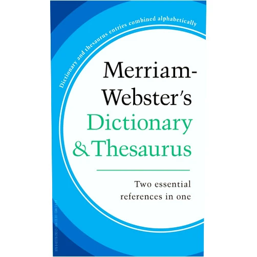 By Merriam-Webster (Editor) Merriam-Webster's Dictionary and Thesaurus, Mass-Market Paperback