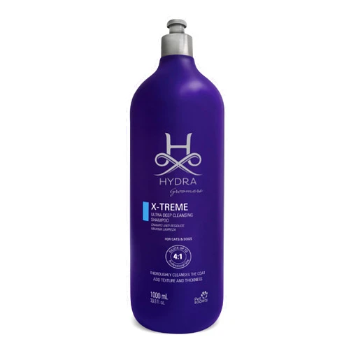 H HYDRA GROOMERS Hydra Professional X-Treme Clarifying Shampoo, Pet Shampoo for Dogs and Cats, Removes Oil and Grease, Suitable for All Breeds and Coat Types
