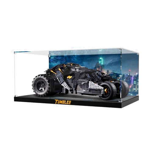 ALiquid Acrylic Display Case for Lego Batmobile Tumbler 76240, 3MM Acrylic Display Box for Lego 76240 (Building Set NOT Included)