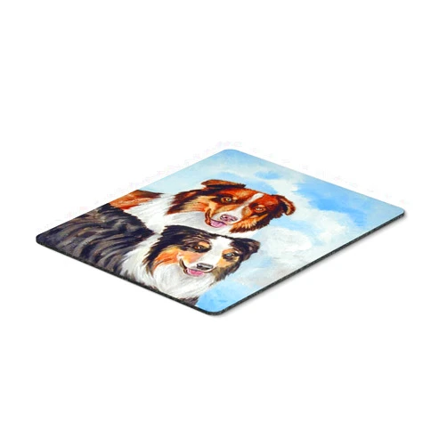 Caroline's Treasures 7009MP Australian Shepherd What a Pair Mouse Pad, Hot Pad or Trivet for Home Office Gaming Working Computers Laptop Mouse Mat,Washable Large Mousepad