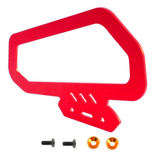 Vgoohobby Metal Carry Handle Bracket Holder Mount Compatible with Futaba 7PX 10PX Remote Controller Transmitter for RC Scale Car Crawler Boat (Red)