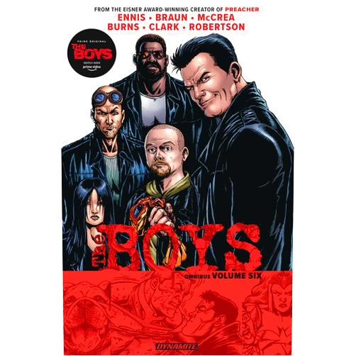 By Garth Ennis (Author), Darick Robertson (Artist), Russ Braun (Artist), John McCrea (Artist) & 1 more The Boys Omnibus Vol. 6 (BOYS OMNIBUS TP 2018)