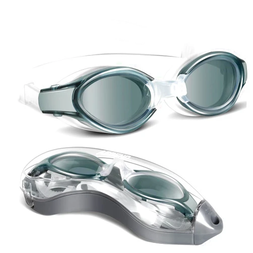 Aegend Polarized Swim Goggles, Upgraded Swimming Goggles High Nose Bridge Soft Silicone Anti-Fog No Leakage Adults Men Women