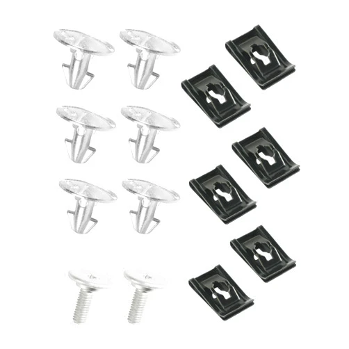 Bylikeho 14 PCS Splash Shield Screws,Car Accessories Car Fastener,Lower Engine Cover Pin Screws,Lower Cover Bolt Engine Splash Shield Bolt Screw Fastener Clip,Replace #90674-TY2-A01 90105-TBA-A00