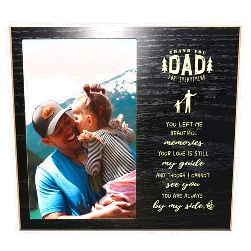 JOEZITON Memorial Gifts for Loss of Father - Memorial Picture Frames - Sympathy Gifts for Loss of Dad, Bereavement Gifts for Dad - Fits 4x6 In Photo (03)