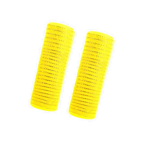 JStnana 2 Rolls Yellow Mesh Ribbon for Wreath Crafts,10 Inch x 30FT Metallic Foil Deco Mesh Ribbon Fabric Mesh for Easter Christmas Halloween Thanksgiving Holiday Wreath Decorations