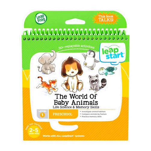 VTech LeapFrog LeapStart The World of Baby Animals Book