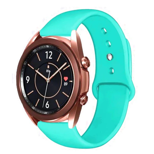 Handygear Compatible with Samsung Galaxy Watch Active Bands/Active 2 Bands/Galaxy Watch 3 Bands 41mm, 20mm Soft Silicone Sport Strap Replacement