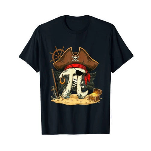 2026 Happy Pi Day Clothing Apparel Co. Funny Pi Rate Pirate PiDay 3.14 Math Teacher Science Student T-Shirt