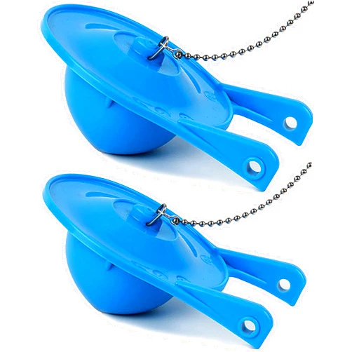 Uming Toilet Flapper Replacement kit 3 inch (2 Pack) for TOTO Toilet Flapper 3'' Easy to Install with Stainless Chain & Rubber fit 3-inch Flush Valve Toilet for G-Max, THU499S, THU331S, THU175S & 2021BP