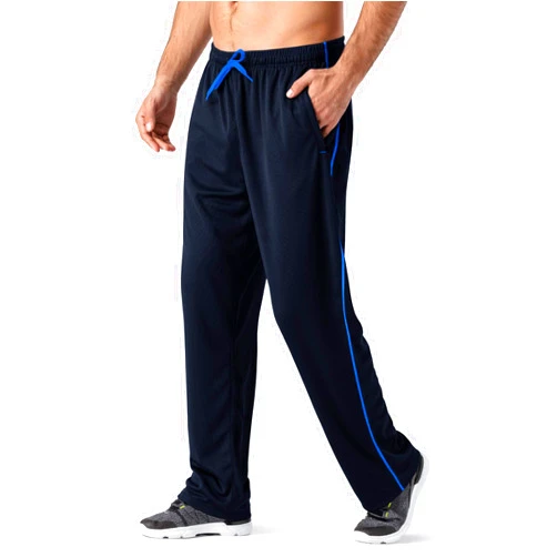 MAGNIVIT Men's Lightweight Sweatpants Loose Fit Open Bottom Mesh Athletic Pants with Zipper Pockets