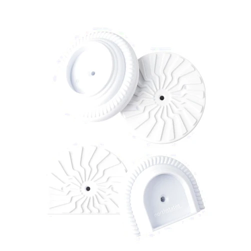 Toddleroo by North States Baby Gate Wall Guards: Provides Extra Safety and Stability for Most Pressure Mounted Baby Gates. Protects Walls from Damage. Pressure or Hardware Mount. (Pack of 4, White)