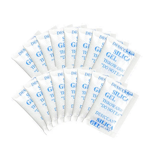 WAOTOAW Silica Gel Packets,2 Gram 500 Packs Desiccant Pack Food Grade Silica Packets for Moisture Control, Rechargeable Moisture Absorber Bags for Storage