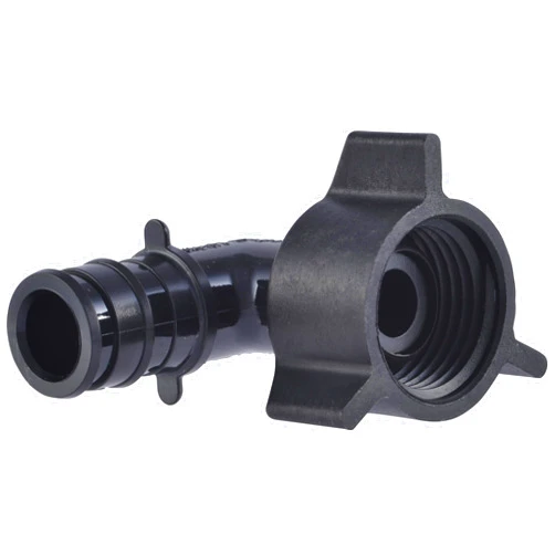 SharkBite 1/2 x 1/2 Inch NPSM Expansion FNPT Swivel 90 Degree Elbow for PEX-A Pipe, Pack of 5, Plastic Plumbing Fittings, Poly Female Adapter for PEX-A Tubing, UA532A5