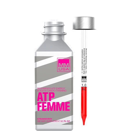 MMUSA ATP Femme Creatine Serum. Boost Workouts, Stamina & Power. No Bloating & Dehydration. Rapid Energy for Superior Performance. Lean Muscle Builder. With Amino Acids. Fast-Acting. Grape, 5.1 Fl Oz