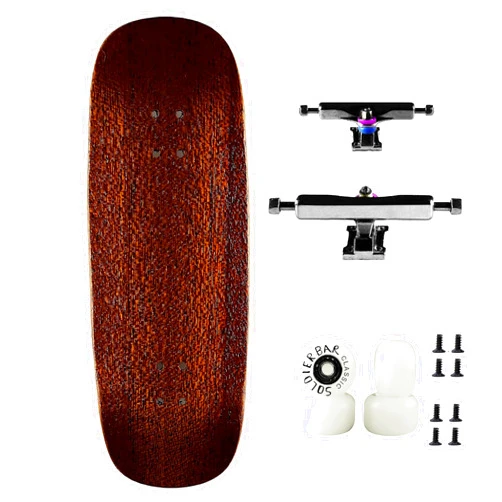 SOLDIER BAR Soldierbar Pro Fingerboard Complete (5-layer Handmade Maple Deck+ ARK i 34.5 Truck+Pro Ice Wheels) Skate of Dark Brown