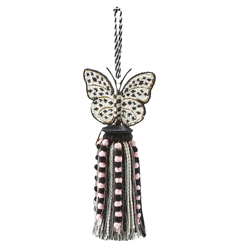 MacKenzie-Childs Butterfly Beaded Tassel
