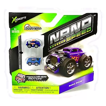 Spin Master Nano Speed Nano Rods Cars- 2 pack